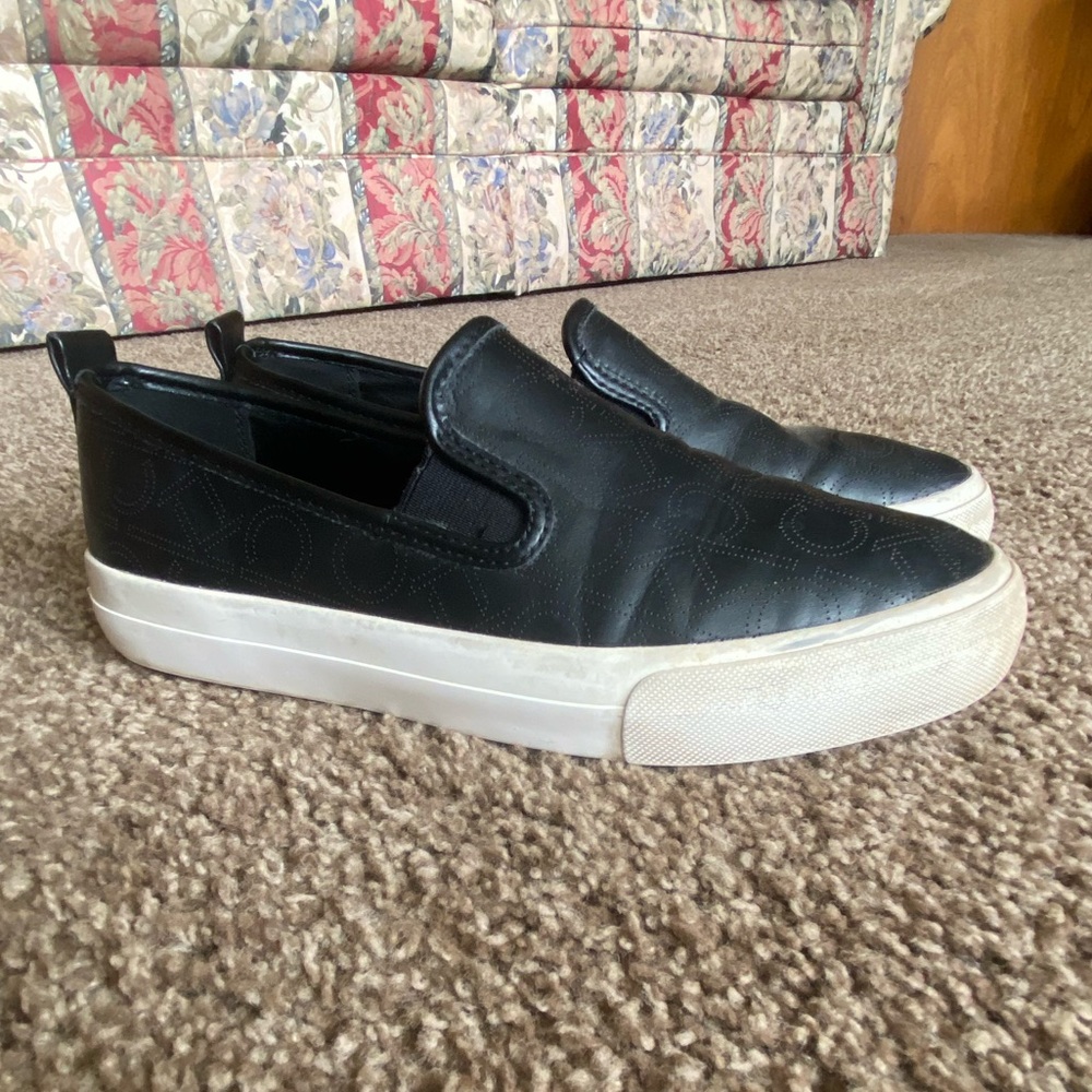 Calvin Klein Leather Slip-on sneakers